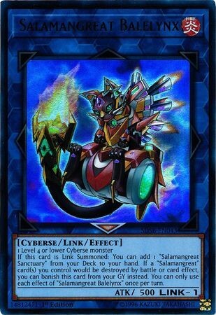 Salamangreat Balelynx - SDSB-EN043 - Ultra Rare 1st Edition Structure Deck: Soulburner Singles