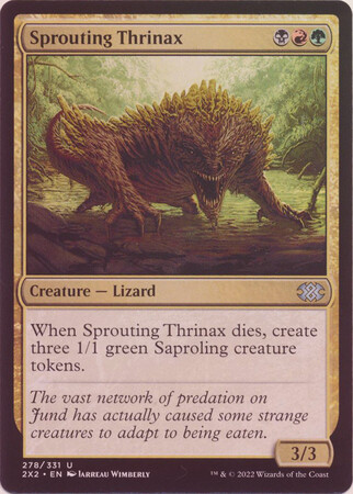 Sprouting Thrinax 278/331 - Foil
Double Masters 2022 Foil Singles