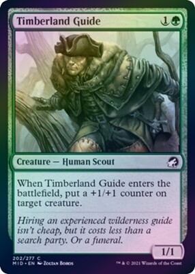 Timberland Guide 202/277 - Foil
Innistrad: Midnight Hunt Foil Singles