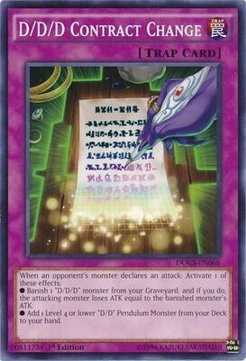 D/D/D Contract Change - DOCS-EN068 - Common 1st Edition
Dimension of Chaos 1st Edition Singles