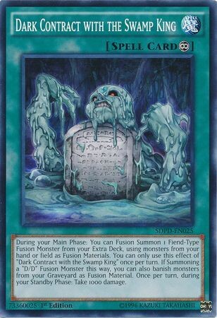 Dark Contract with the Swamp King - SDPD-EN025 - Common 1st Edition
Structure Deck: Pendulum Domination Singles