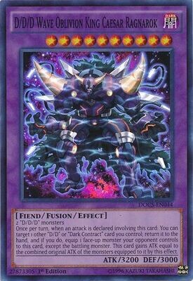 D/D/D Wave Oblivion King Caesar Ragnarok - DOCS-EN044 - Super Rare 1st Edition Dimension of Chaos 1st Edition Singles (espanol)