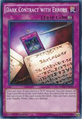 Dark Contract with Errors - SDPD-EN036 - Common 1st Edition Structure Deck: Pendulum Domination Singles