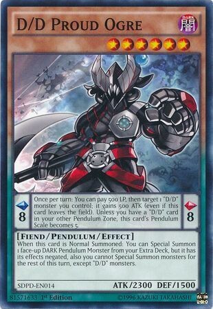 D/D Proud Ogre - SDPD-EN014 - Common 1st Edition Structure Deck: Pendulum Domination Singles (espanol)