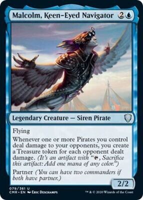 Malcolm, Keen-Eyed Navigator 079/361
Commander Legends Singles