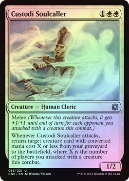 Custodi Soulcaller 015/221 - Foil
Conspiracy: Take the Crown Foil Singles