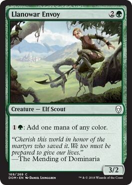 Llanowar Envoy 169/269
Dominaria Singles