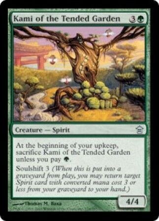 Kami of the Tended Garden
Saviors of Kamigawa Singles