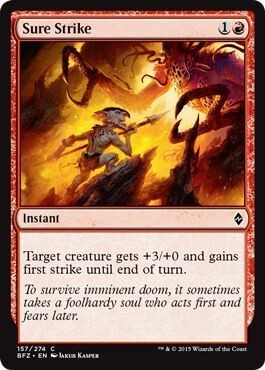 Sure Strike 157/274
Battle for Zendikar Singles