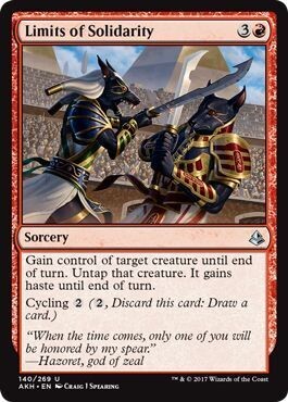 Limits of Solidarity 140/269 - Amonkhet Singles