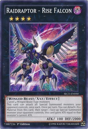 Raidraptor - Rise Falcon - SECE-EN050 - Common 1st Edition Secrets of Eternity (SECE) 1st Edition Singles