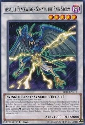 Assault Blackwing - Sohaya the Rain Storm - TDIL-EN048 - Common 1st Edition The Dark Illusion 1st Edition Singles (espanol)