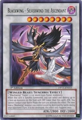 Blackwing - Silverwind the Ascendant - DP11-EN015 - Rare 1st Edition
Duelist Pack: Crow [DP11]