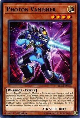 Photon Vanisher - LED3-EN035 - Rare 1st Edition Legendary Duelists: White Dragon Abyss Singles