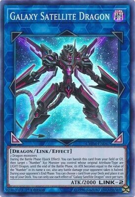 Galaxy Satellite Dragon - CHIM-EN047 - Super Rare 1st Edition Chaos Impact 1st Edition Singles (espanol)