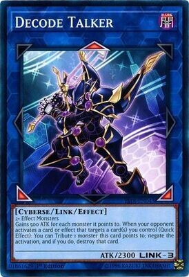 Decode Talker - YS18-EN043 - Common 1st Edition Starter Deck: Codebreaker Singles