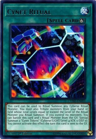 Cynet Ritual - CYHO-EN051 - Rare 1st Edition Cybernetic Horizon 1st Edition Singles