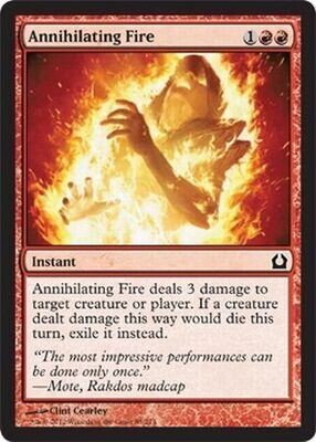 Annihilating Fire 85/274 -  Return to Ravnica Singles  (Español)