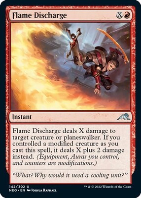 Flame Discharge 142/302 Kamigawa Neon Dynasty Singles
