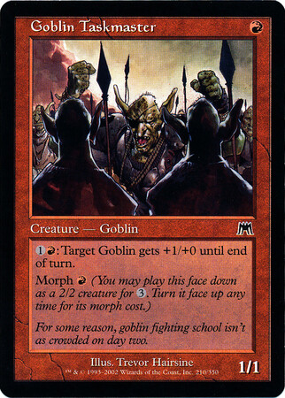 Goblin Taskmaster 210 Onslaught Singles