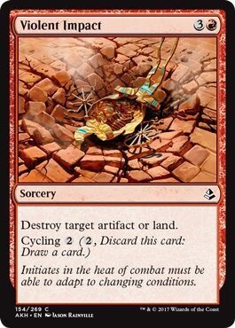 Violent Impact 154/269 - Amonkhet Singles  (Español)