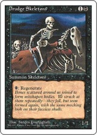 Drudge Skeletons - MTG 4th Edition (Magic Cards) Singles