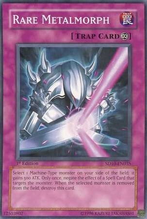 Rare Metalmorph - SD10-EN035 - Common 1st Edition Structure Deck: Machine Re-Volt 1st Edition Singles