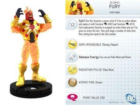 Fury #021 Justice League &quot;New 52&quot; DC Heroclix
Justice League &#39;New 52&#39; Singles Sin Tarjeta