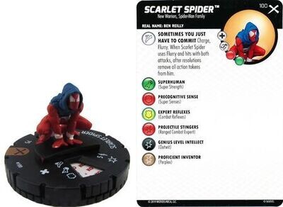 Scarlet Spider #100 Earth X OP Kit Marvel Heroclix
Marvel: Earth X Singles Sin Tarjeta