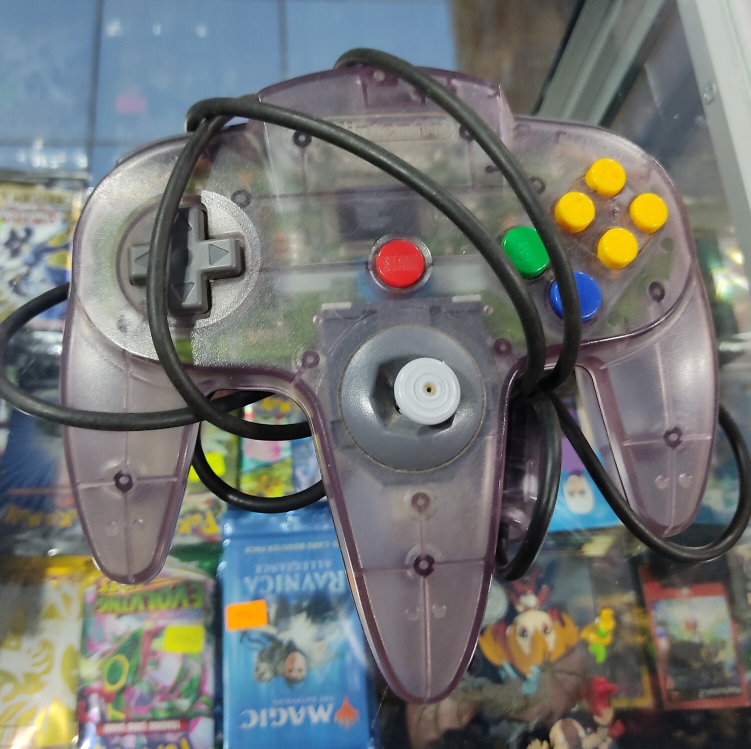 TS Control Nintendo 64 Morado Transparente