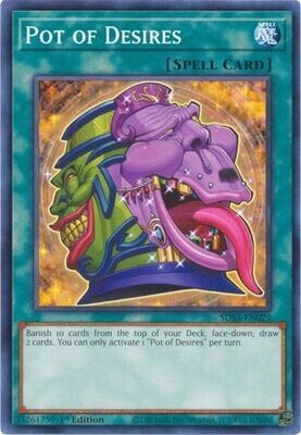 Pot of Desires - SDSA-EN029 - Common 1st Edition Structure Deck: Sacred Beasts 1st Edition Singles (espanol)