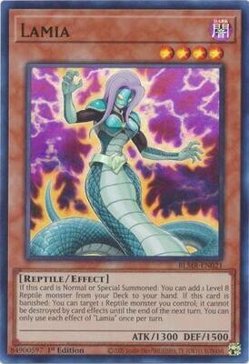 Lamia - BLMR-EN021 - Ultra Rare 1st Edition Monstrous Revenge 1st Edition Singles