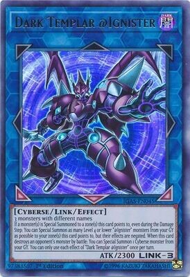 Dark Templar @Ignister - IGAS-EN045 - Ultra Rare 1st Edition
Ignition Assault 1st Edition Singles