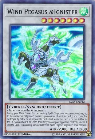 SH Wind Pegasus @Ignister - IGAS-EN042 - Super Rare 1st Edition Ignition Assault 1st Edition Singles