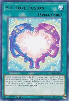 A.I. Love Fusion - IGAS-EN053 - Rare 1st Edition Ignition Assault 1st Edition Singles (espanol)