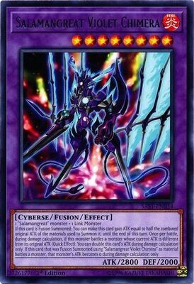 Salamangreat Violet Chimera - SAST-EN034 - Rare 1st Edition Savage Strike 1st Edition Singles (espanol)