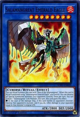Salamangreat Emerald Eagle - SOFU-EN033 - Common 1st Edition Soul Fusion 1st Edition Singles