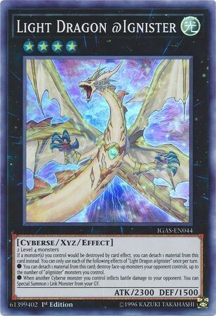 Light Dragon @Ignister - IGAS-EN044 - Super Rare 1st Edition Ignition Assault 1st Edition Singles (Espanol)