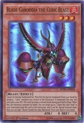 Blade Garoodia the Cubic Beast - MVP1-EN034 - Ultra Rare 1st Edition The Dark Side of Dimensions 1st Edition Singles *Espanol*