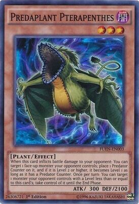 Predaplant Pterapenthes - FUEN-EN003 - Super Rare 1st Edition Fusion Enforcers 1st Edition Singles (espanol)