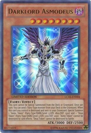 Darklord Asmodeus - LC02-EN004 - Ultra Rare Limited Edition Legendary Collection 2 1st Edition Singles