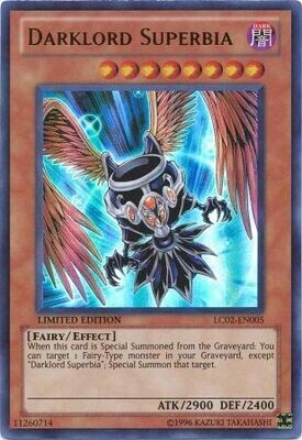 Darklord Superbia - LC02-EN005 - Ultra Rare Limited Edition Legendary Collection 2 1st Edition Singles