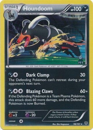 Houndoom - 56/101 - Holo Rare
Black &amp; White 10: Plasma Blast Singles