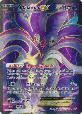 Malamar EX - 115/119 - Full Art Ultra Rare
XY: Phantom Forces Singles