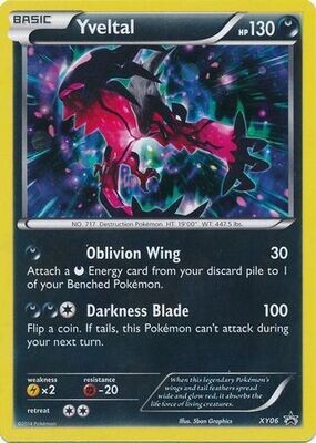 Yveltal - XY06 - Holo Promo
Pokemon XY Promos
