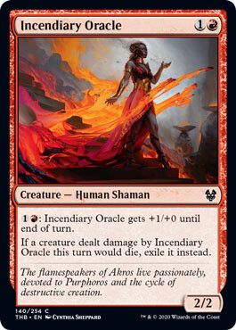Incendiary Oracle 140/254 Theros: Beyond Death Singles
