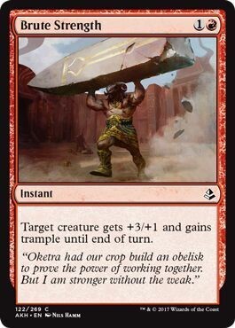 Brute Strength 122/269 - Amonkhet Singles (Español)