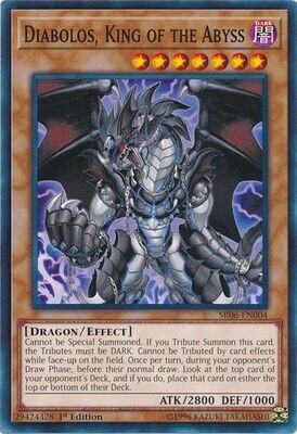 Diabolos, King of the Abyss - SR06-EN004 - Common 1st Edition Lair of Darkness 1st Edition Singles (español)