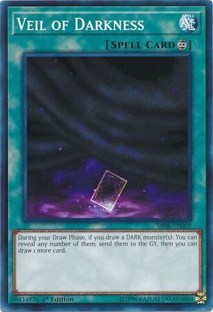 Veil of Darkness - SR06-EN029 - Common 1st Edition Lair of Darkness 1st Edition Singles (espanol)