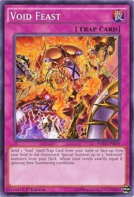 Void Feast - RATE-EN076 - Common 1st Edition
Raging Tempest 1st Edition Singles